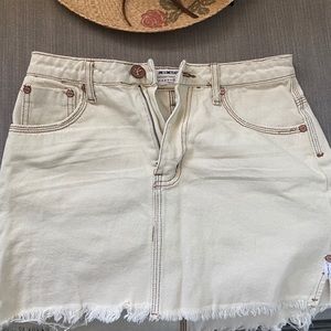 One Teaspoon white washed skirt 🤍